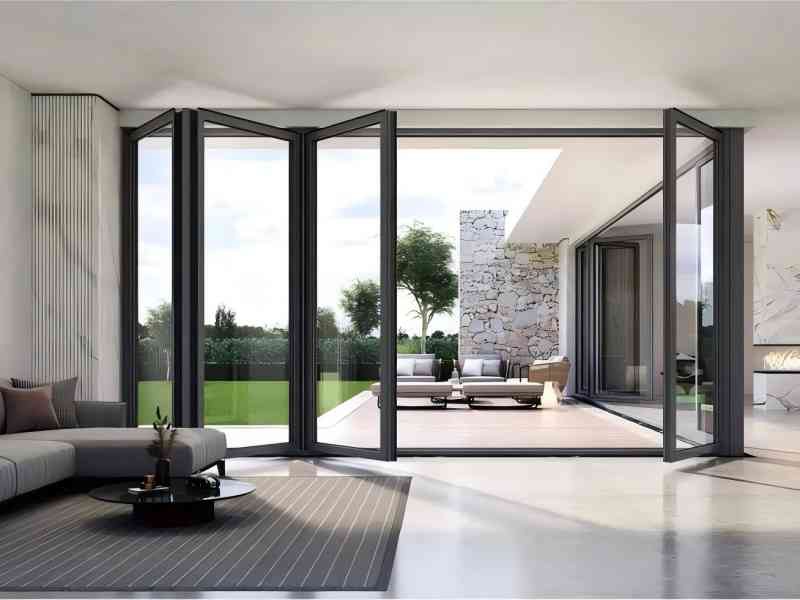 Balcony sliding door